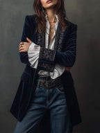 Nuria — Chaqueta Elegante de Terciopelo