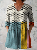 Nola - Blusa larga con estampado