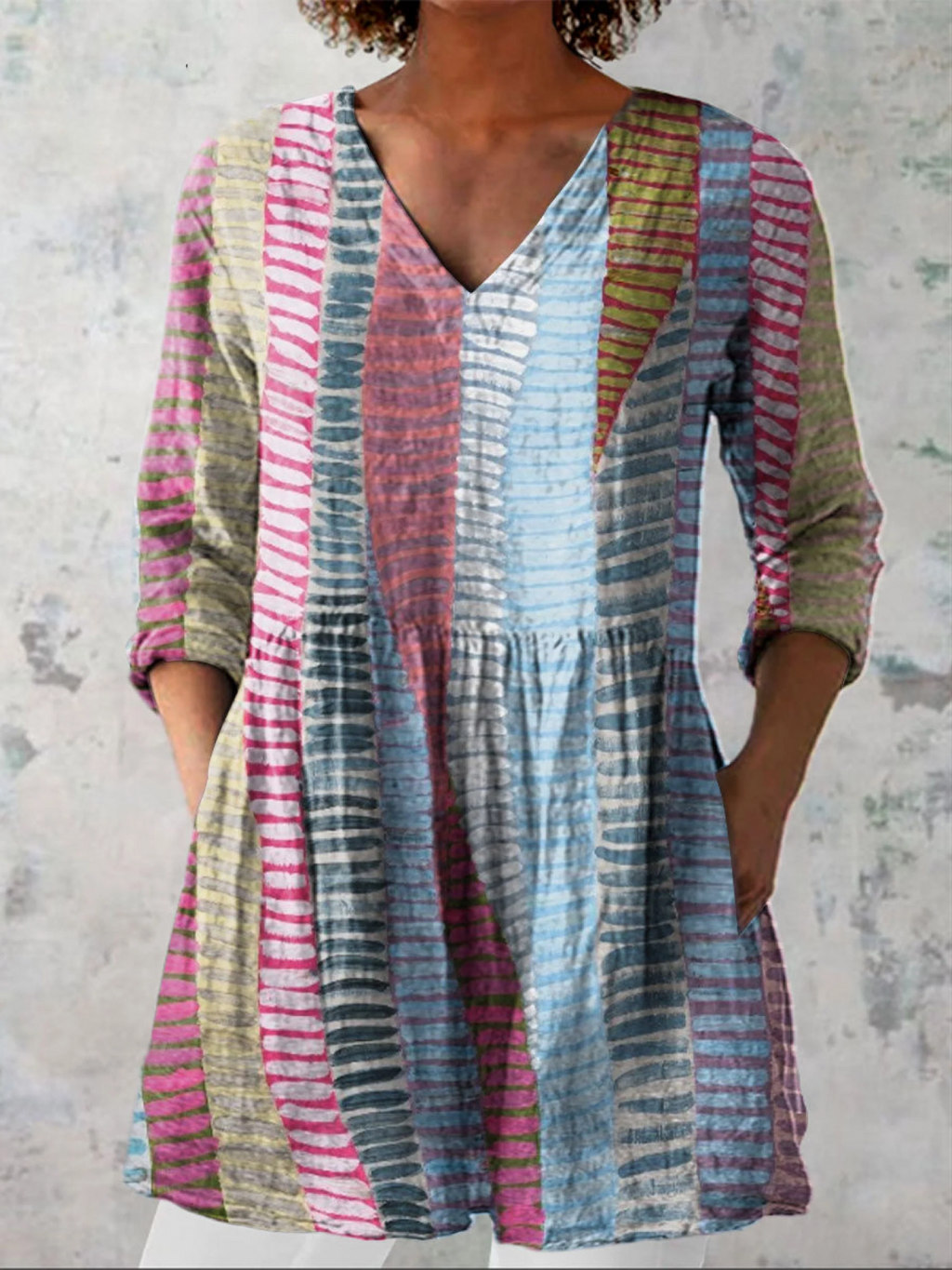 Noa - Blusa larga con estampado