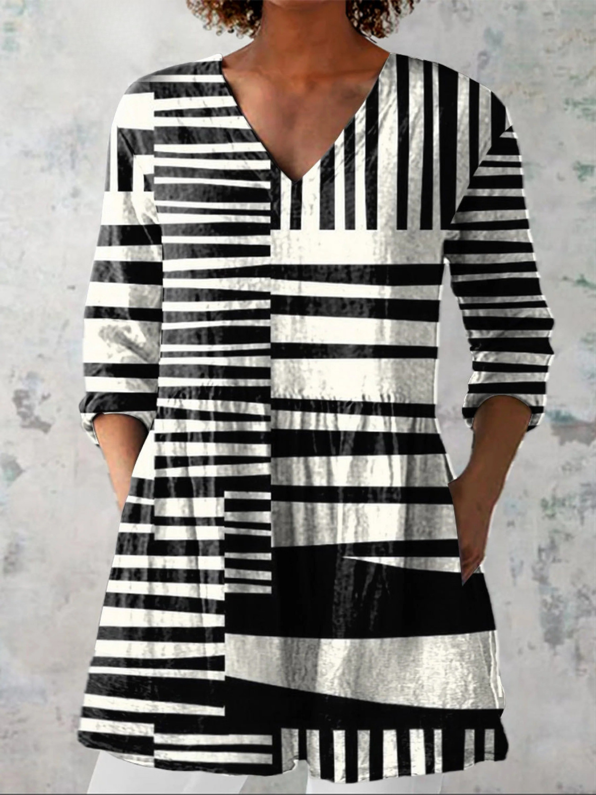 Quinn - Blusa larga con estampado