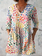 Noelle - Blusa larga con estampado