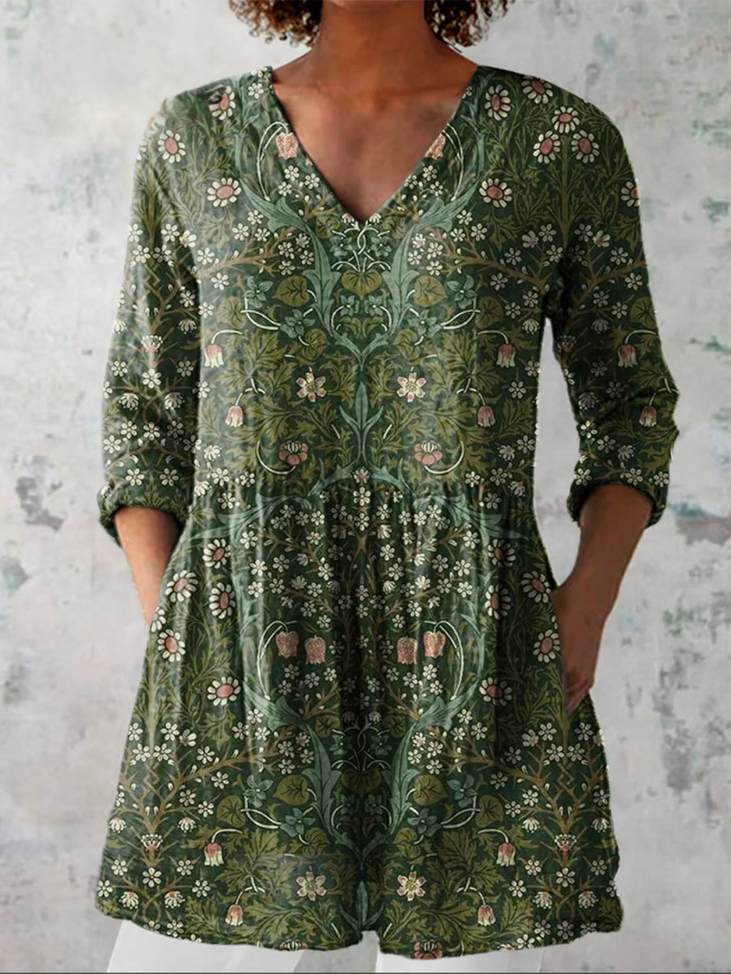 Skye - Blusa larga con estampado