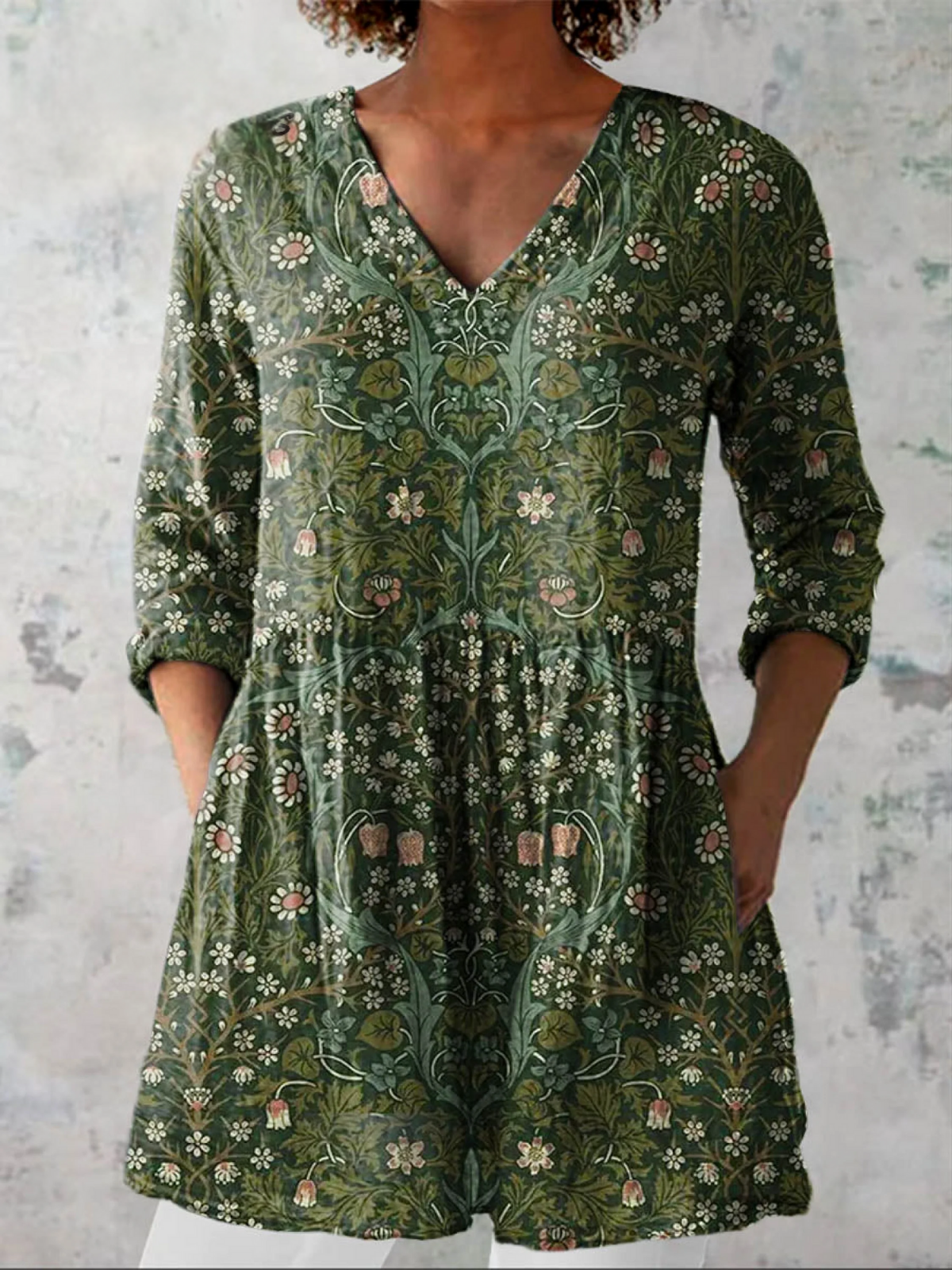 Skye - Blusa larga con estampado