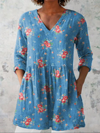 Ayla - Blusa larga con estampado