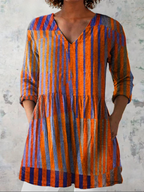 Elowen - Blusa larga con estampado