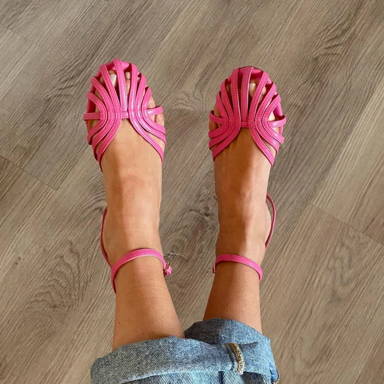 Victoria — Sandalias Joya Doradas