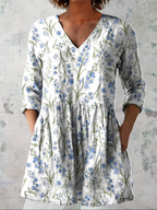 Brielle - Blusa larga con estampado