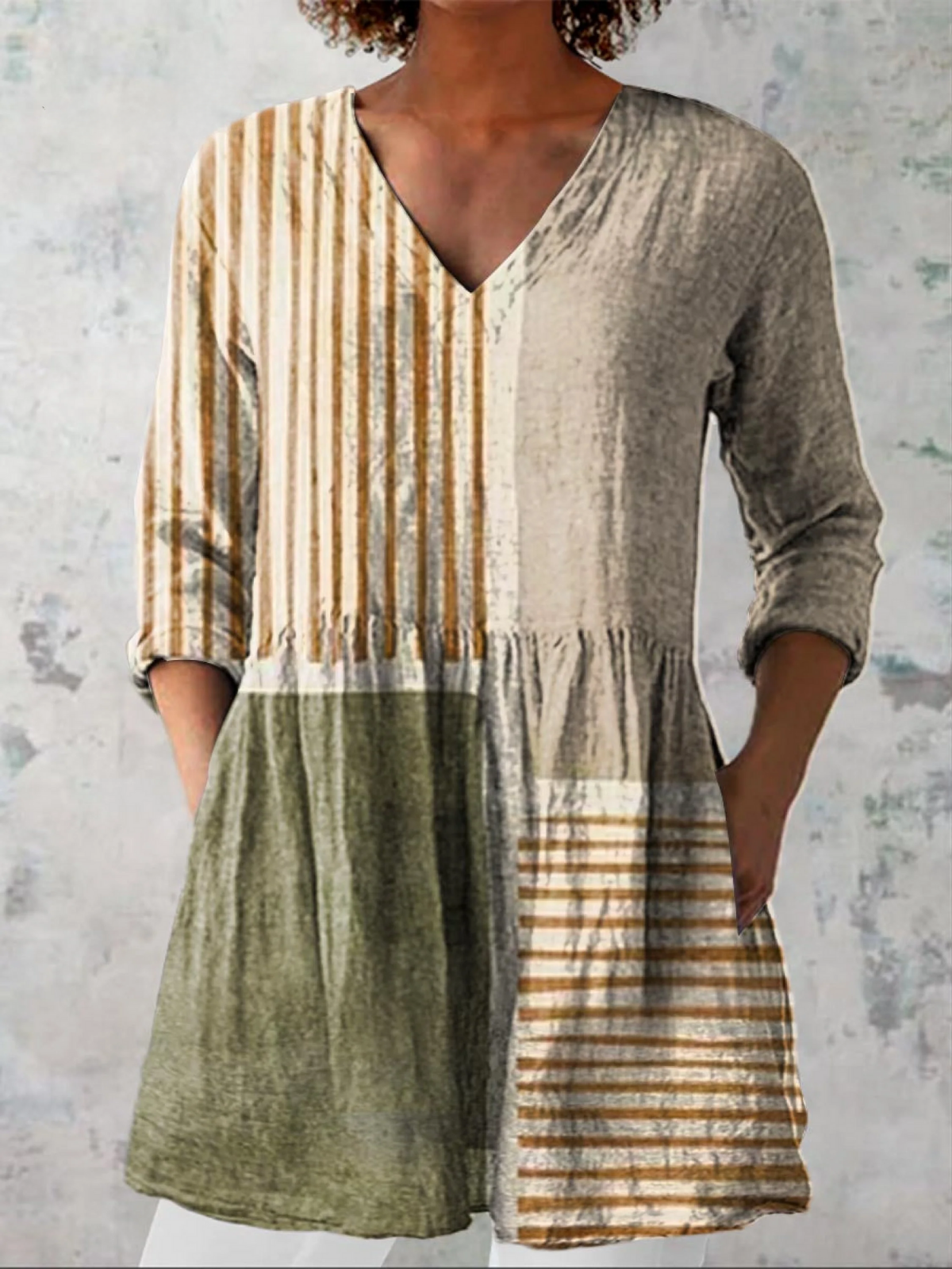 Maeve - Blusa larga con estampado