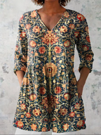 Liora - Blusa larga con estampado