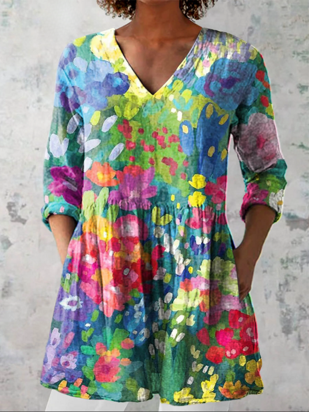 Eden - Blusa larga con estampado