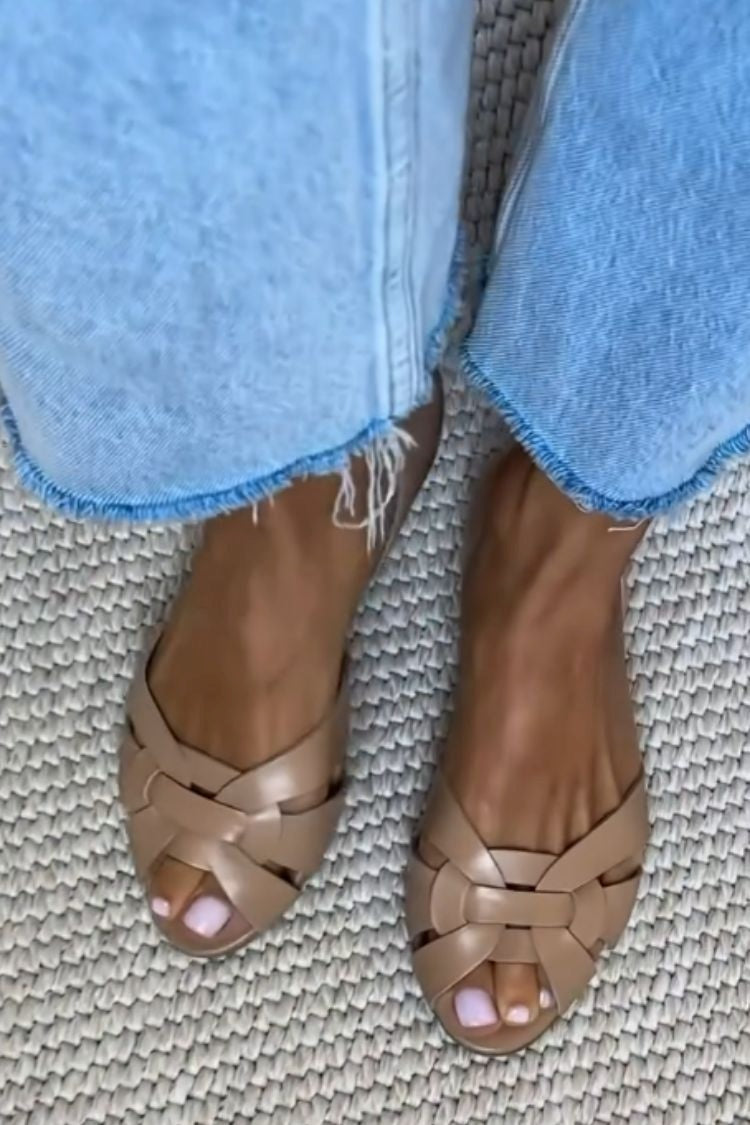 Serafina — Sandalias Trenzadas Naturales