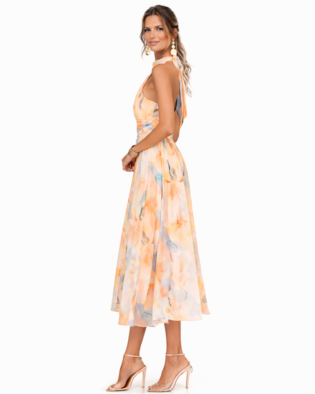 Aurora - Vestido con cuello halter