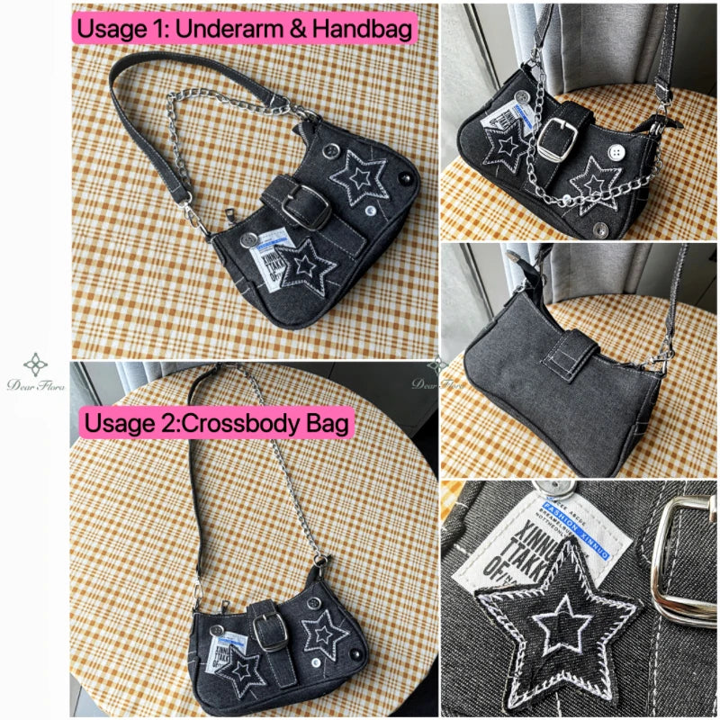 Nova — Bolso Denim Y2K