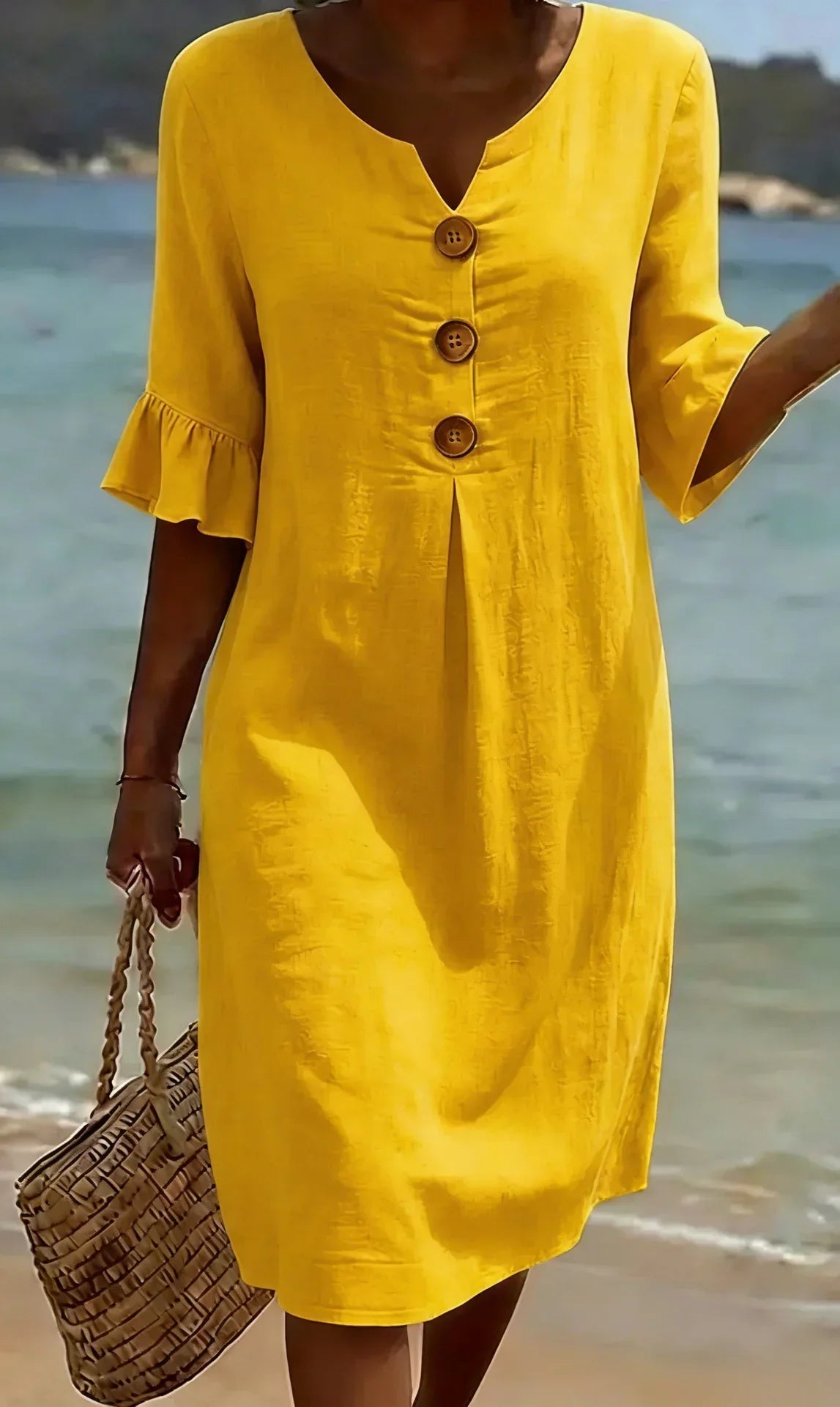 Vanesa - Vestido con textura