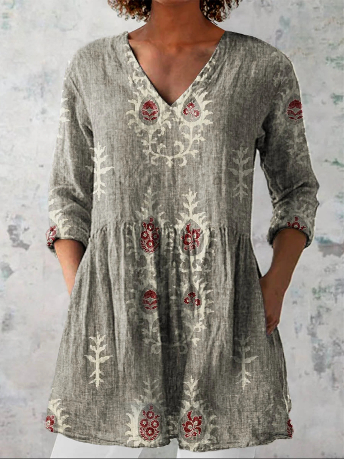 Blair - Blusa larga con estampado