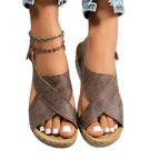 Ava - Sandalias de cuña cómodas
