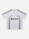 SKICEN — Camiseta Oversize Gráfica