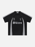 SKICEN — Camiseta Oversize Gráfica