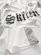 SKICEN — Camiseta Oversize Gráfica