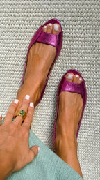 Adelina — Sandalias Doradas Comfort Chic