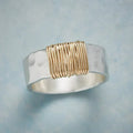 Anillo Boho Hilos Dorados