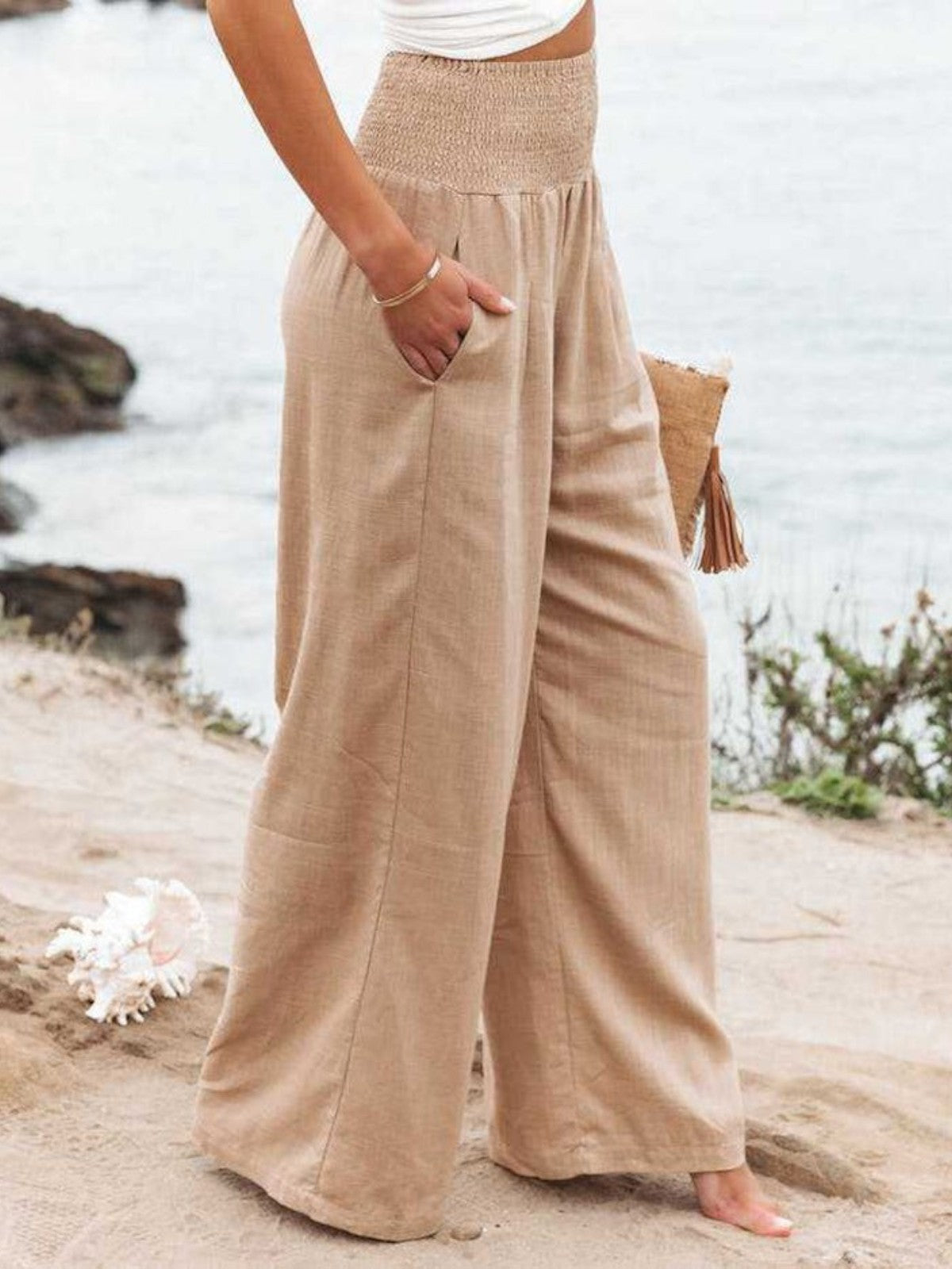 Thailora – Pantalon de pierna ancha