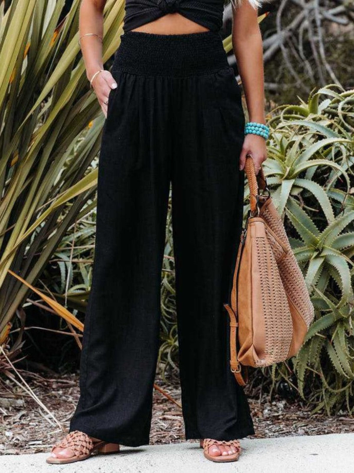 Thailora – Pantalon de pierna ancha