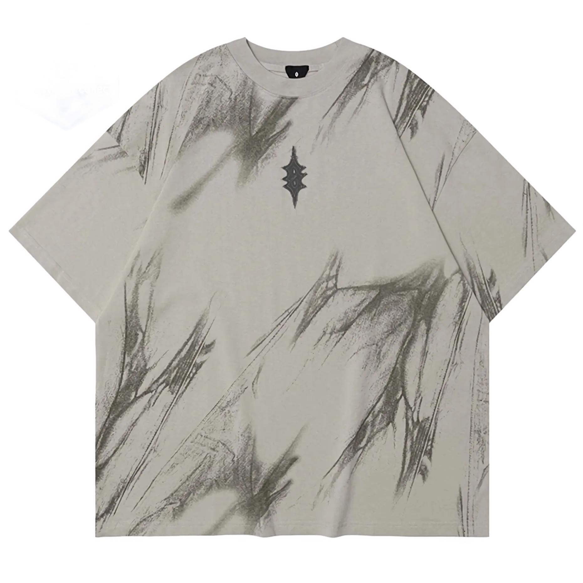 Spectral — Camiseta Oversize Tie-Dye Grunge