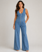 Alejandra - Mono Denim elegante