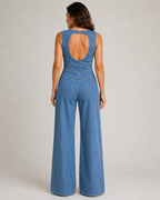 Alejandra - Mono Denim elegante