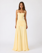 Iris — Vestido Largo Drapeado