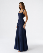 Iris — Vestido Largo Drapeado