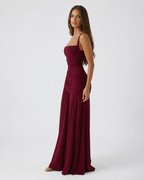 Iris — Vestido Largo Drapeado