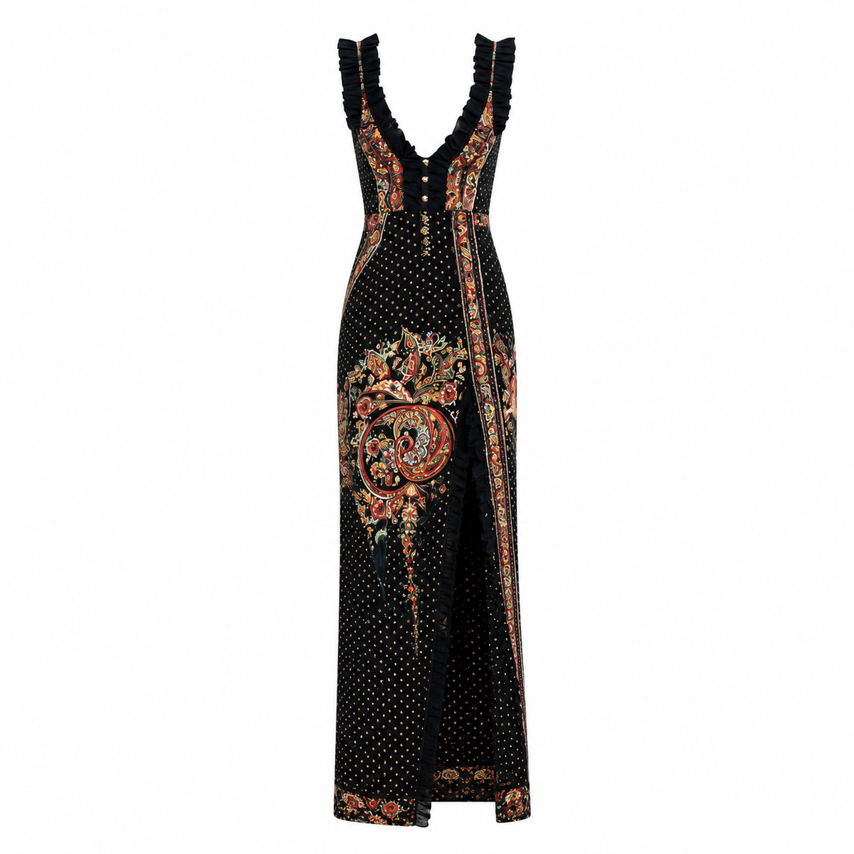 Fiora - Vestido largo de estilo boho