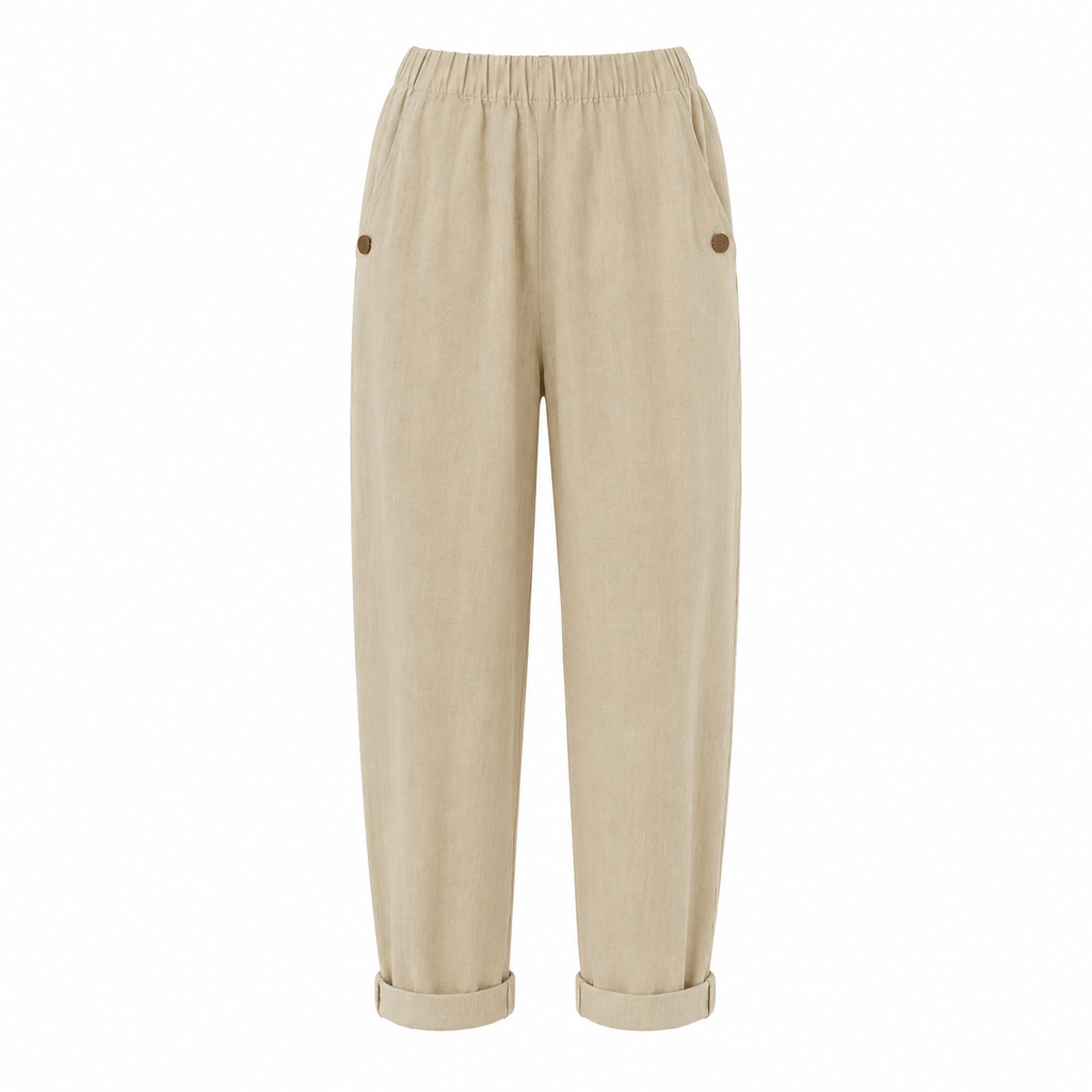Maja - Pantalones de lino ligeros