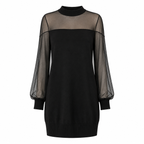 Amélie - Vestido corto negro