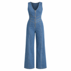 Alejandra - Mono Denim elegante