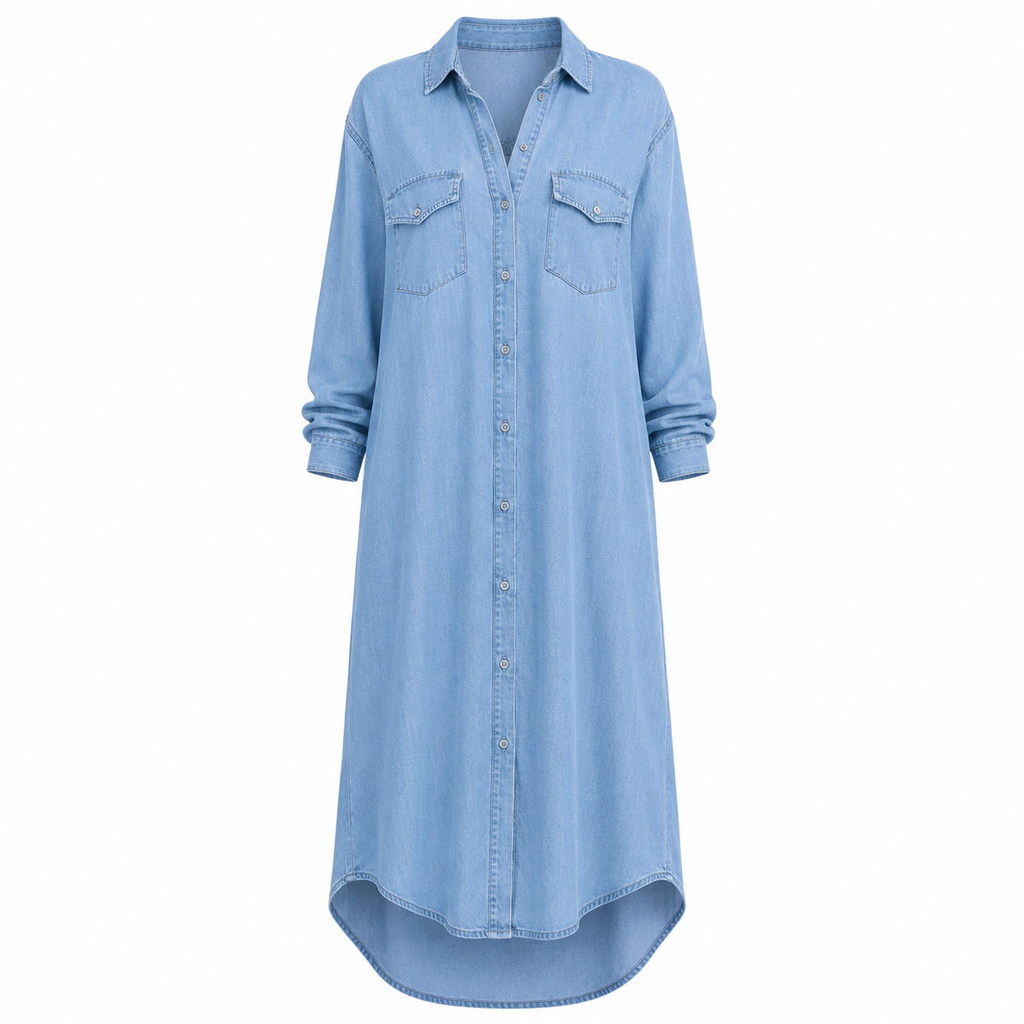 Vega - Vestido Camisero Vaquero