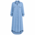 Vega - Vestido Camisero Vaquero