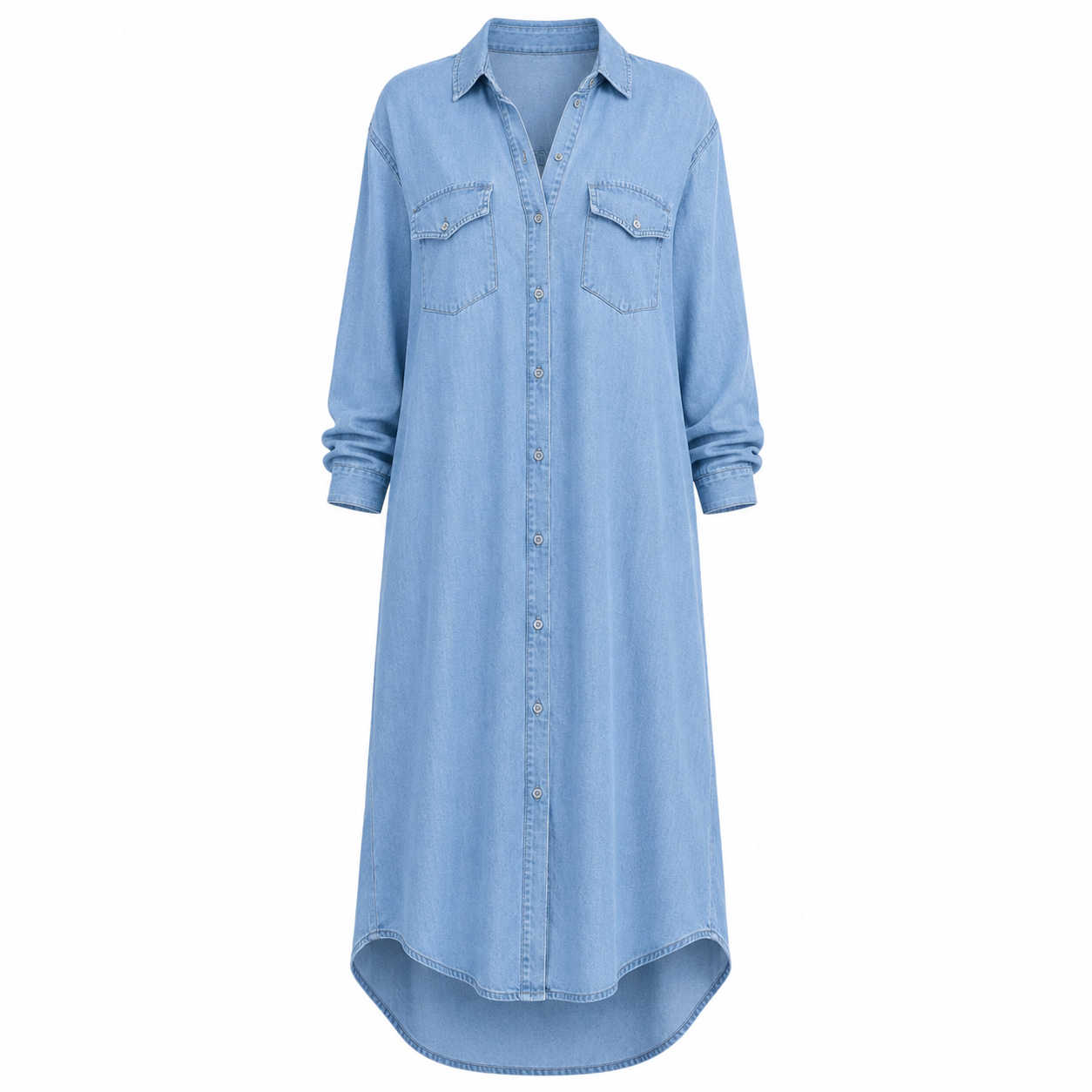 Vega - Vestido Camisero Vaquero