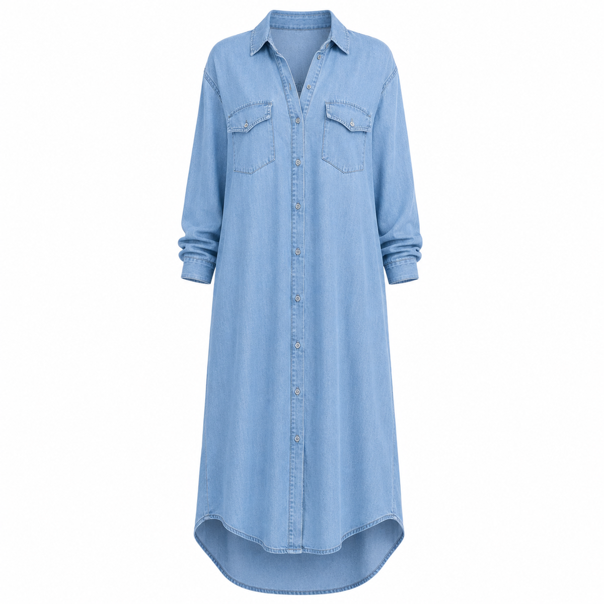 Vega - Vestido Camisero Vaquero