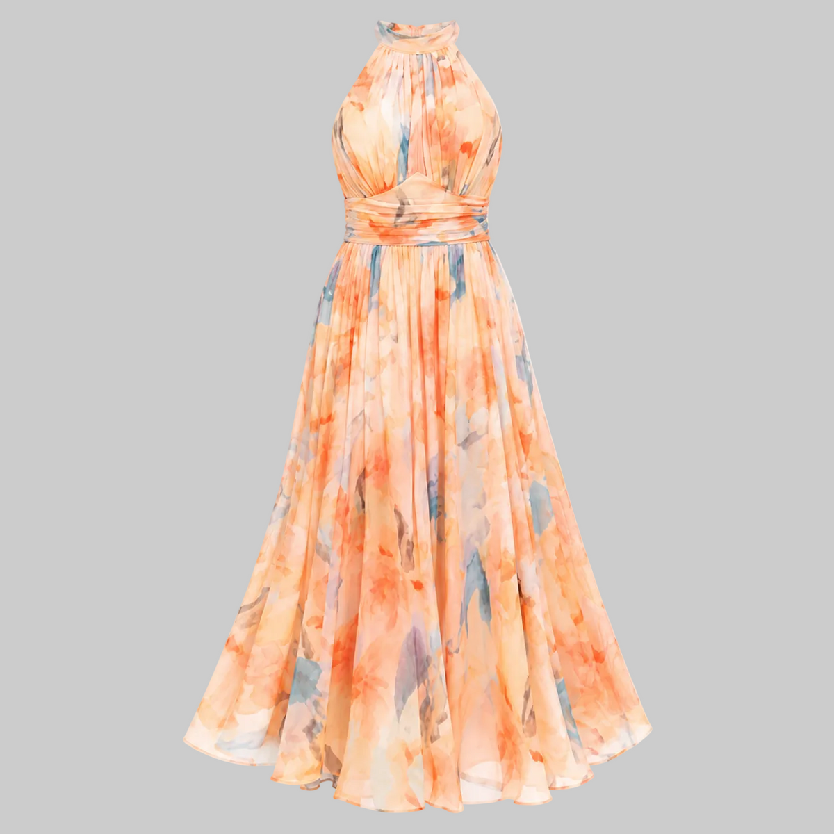 Aurora - Vestido con cuello halter