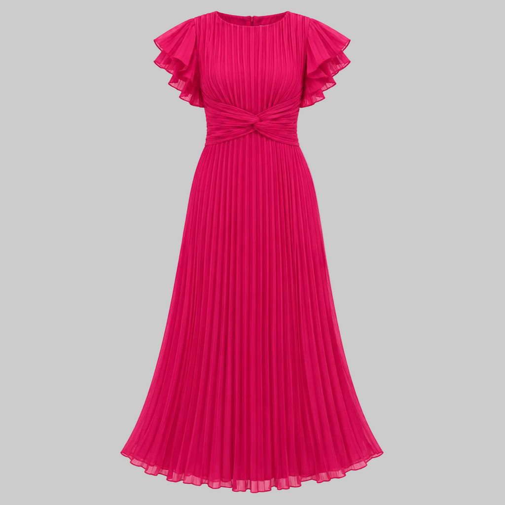 Selena - Vestido de Fiesta Plisado