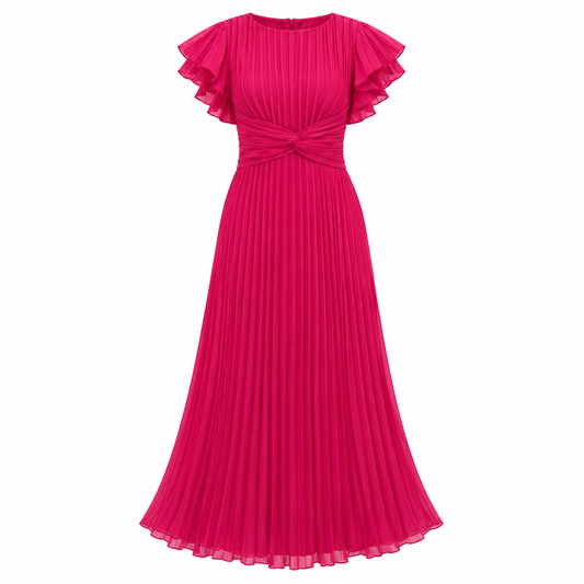 Selena - Vestido de Fiesta Plisado