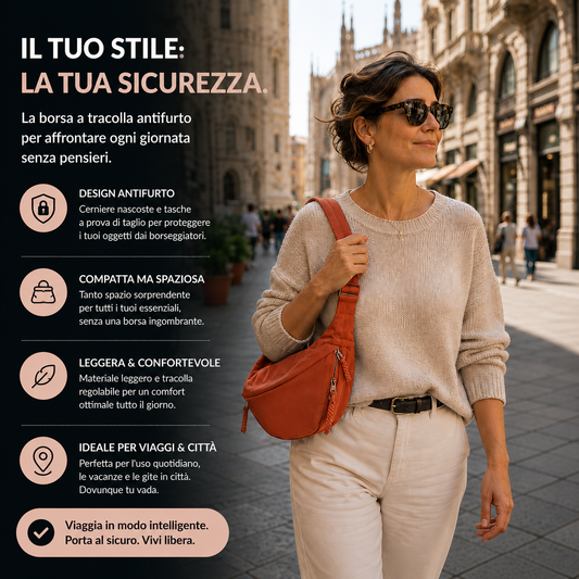 Gioia - Bolso de hombro naranja