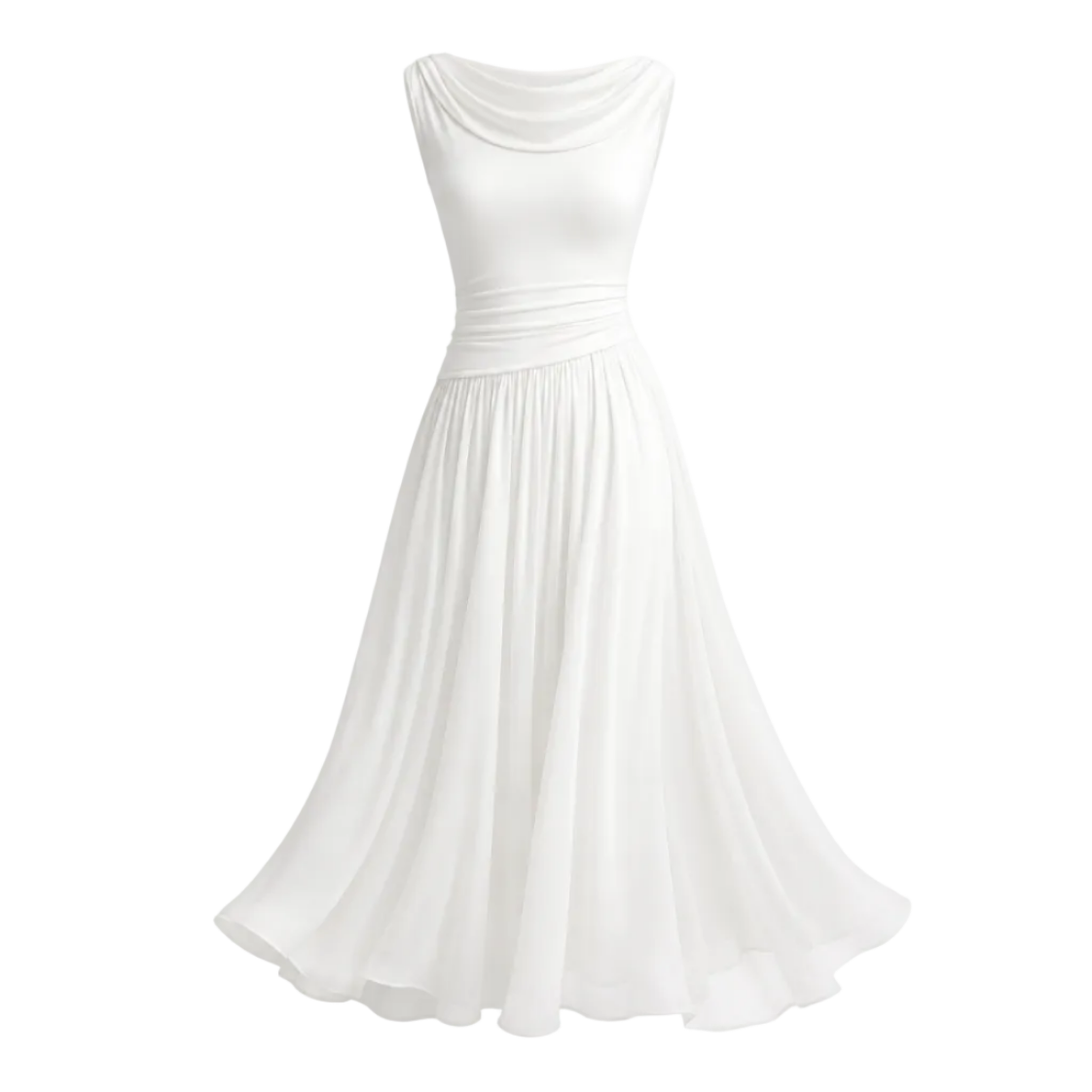 Emma — Vestido Midi Elegante de Ceremonia