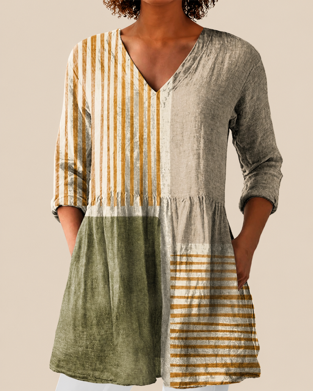 Maeve - Blusa larga con estampado