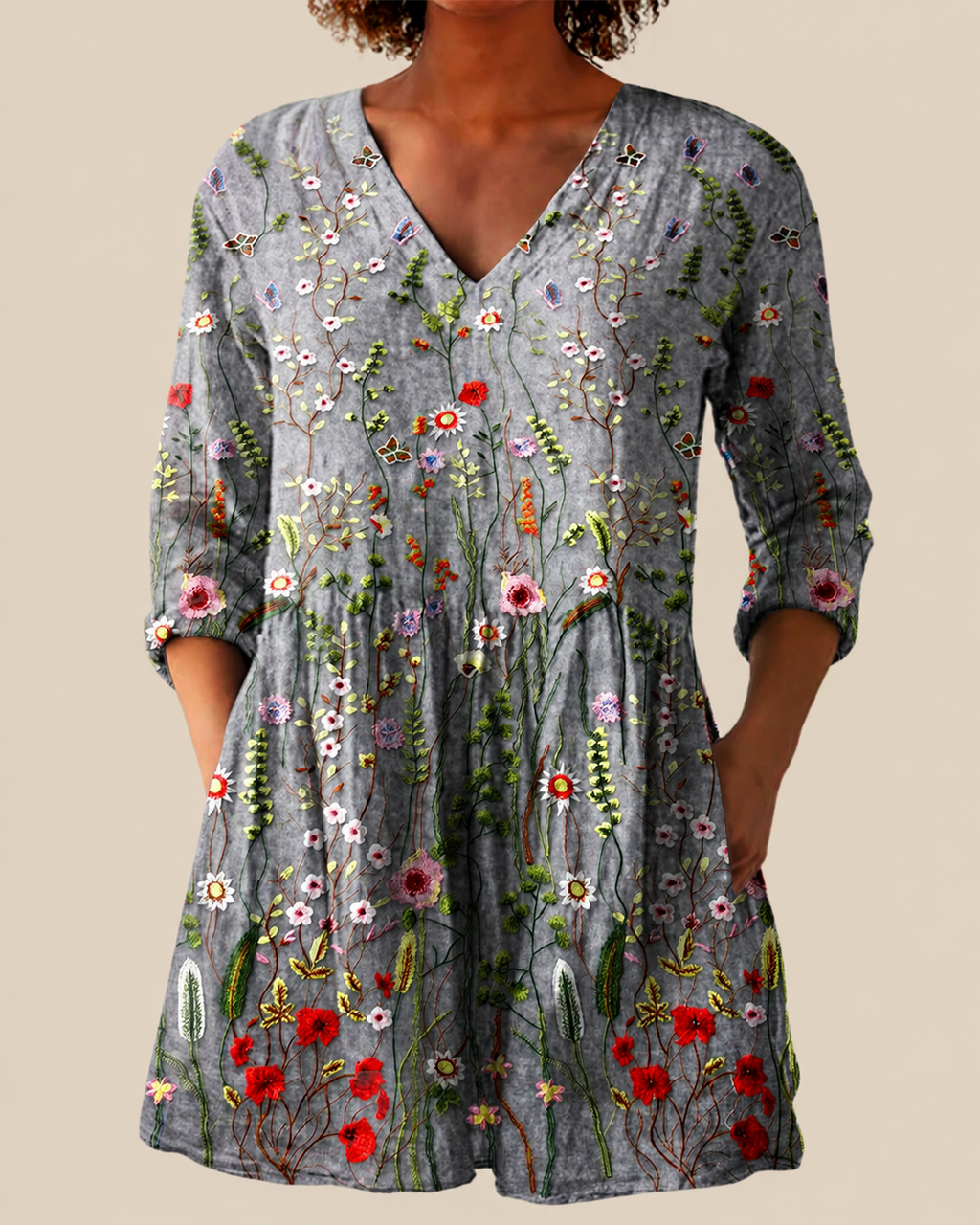 Sloane - Blusa larga con estampado