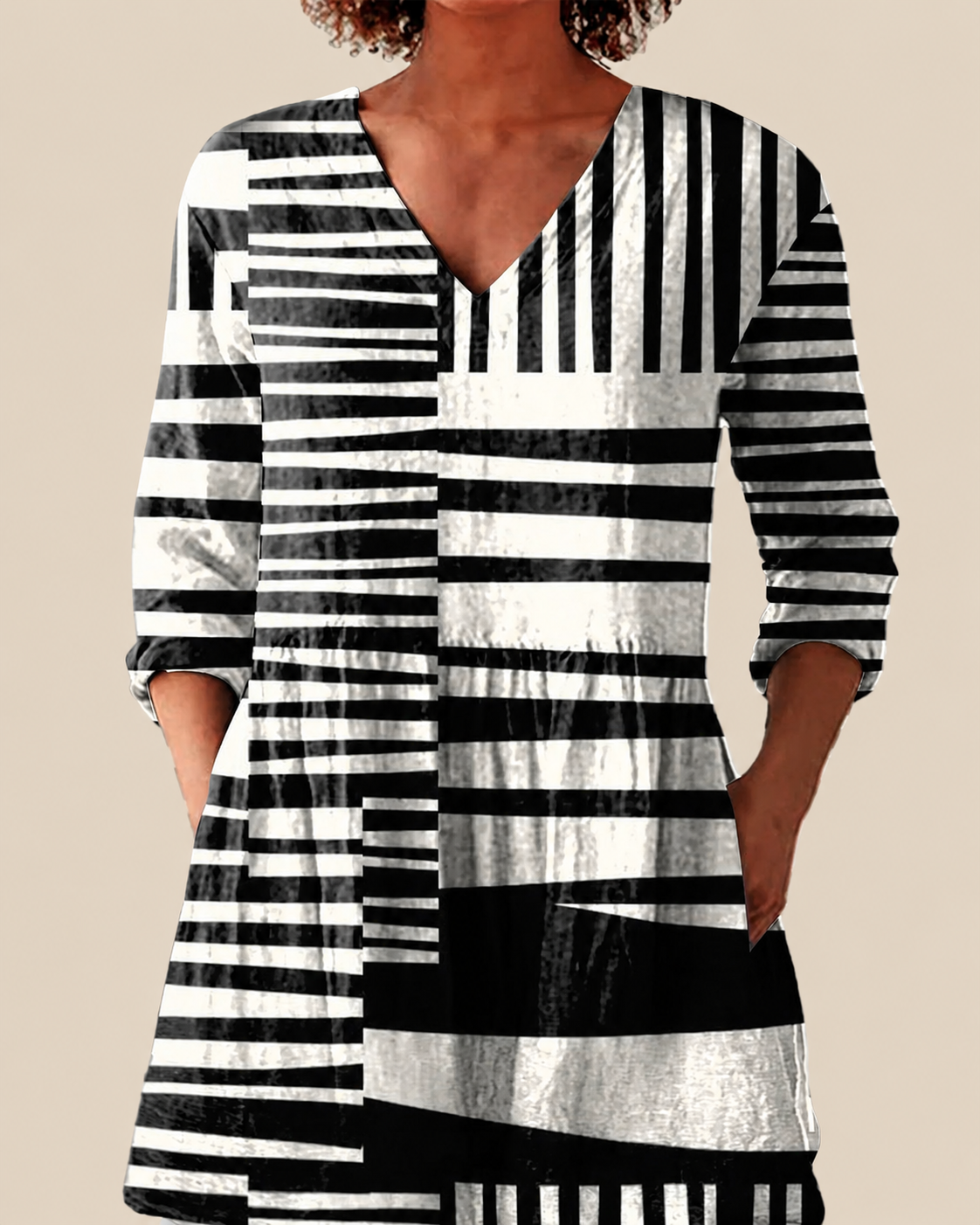 Quinn - Blusa larga con estampado