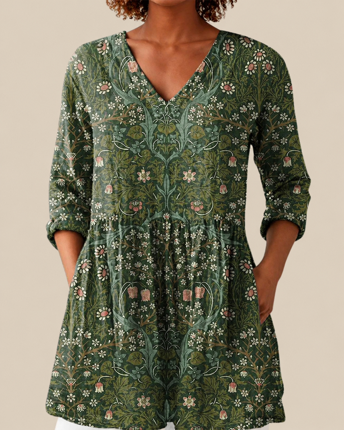 Skye - Blusa larga con estampado